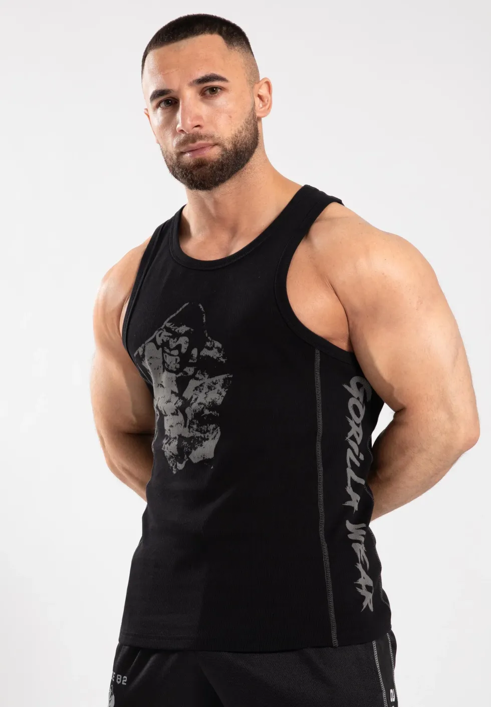 Gorilla Wear Monterey Tank Top - Zwart/Grijs