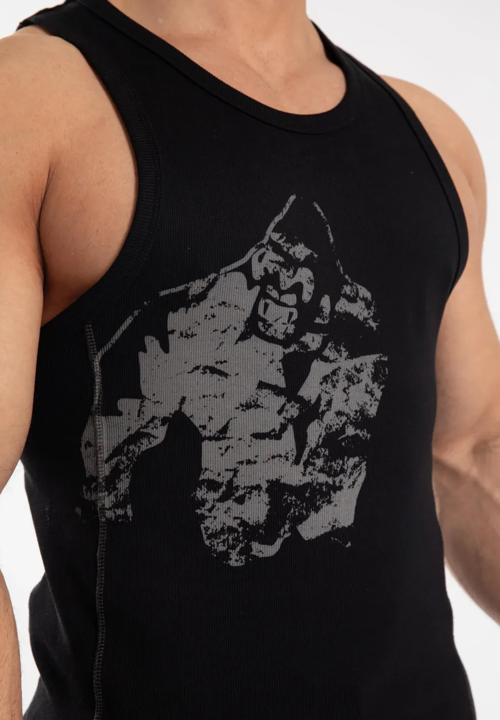 Gorilla Wear Monterey Tank Top - Zwart/Grijs