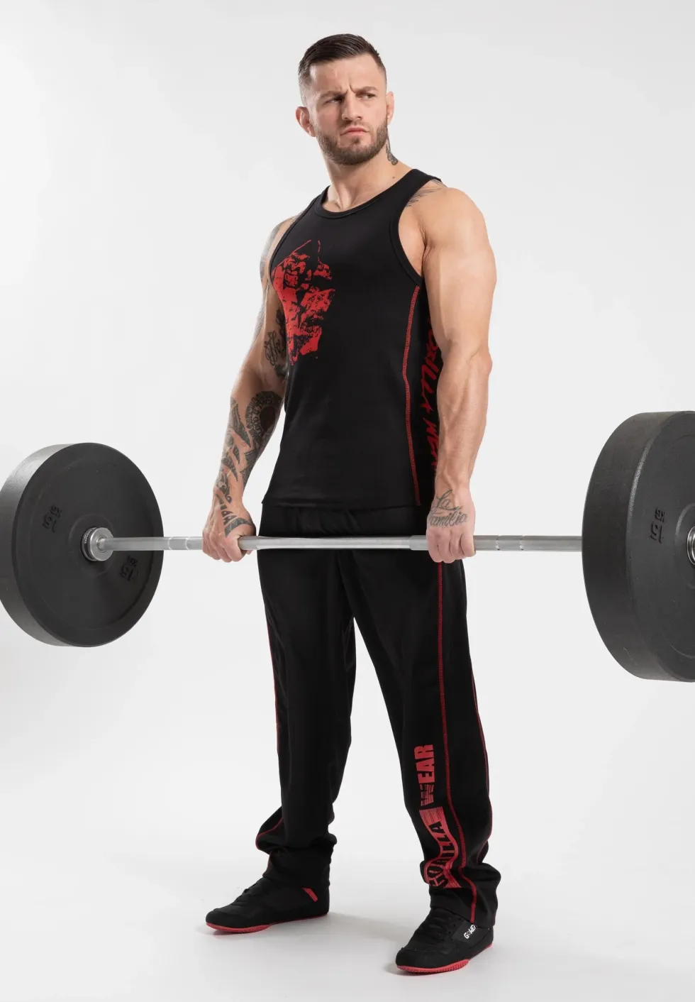 Gorilla Wear Monterey Tank Top - Zwart/Rood