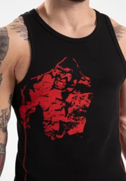 Gorilla Wear Monterey Tank Top - Zwart/Rood