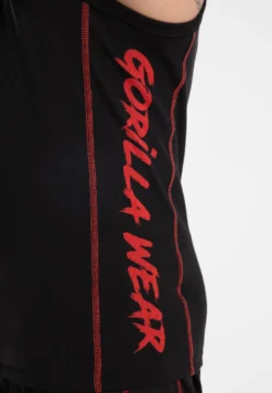 Gorilla Wear Monterey Tank Top - Zwart/Rood
