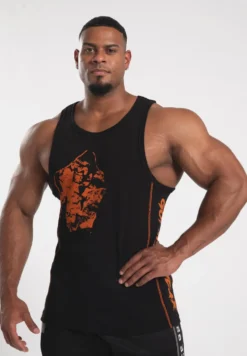 Gorilla Wear Monterey Tank Top - Zwart/Oranje