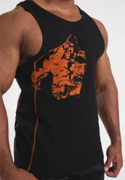 Gorilla Wear Monterey Tank Top - Zwart/Oranje