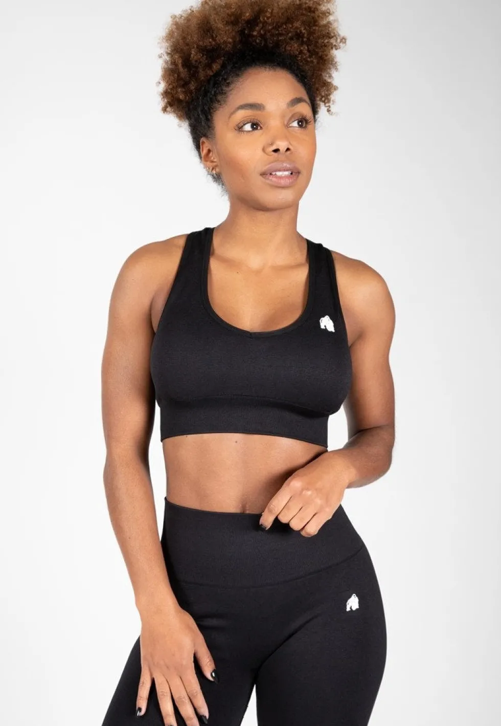 Gorilla Wear Neiro Seamless Sportbeha - Zwart