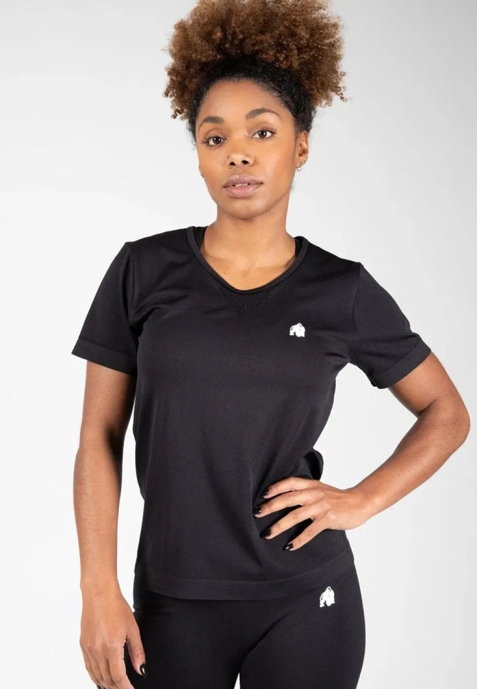Gorilla Wear Neiro Seamless T-shirt - Zwart