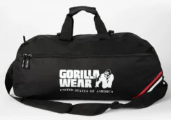 Gorilla Wear Norris Hybride Sporttas/Rugtas - Zwart