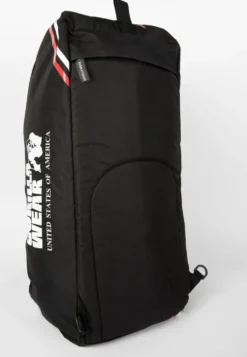 Gorilla Wear Norris Hybride Sporttas/Rugtas - Zwart