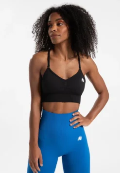 Gorilla Wear Olivia Seamless Sportbeha - Zwart