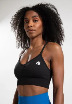 Gorilla Wear Olivia Seamless Sportbeha - Zwart