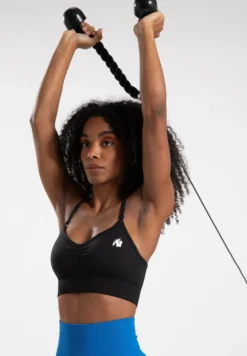 Gorilla Wear Olivia Seamless Sportbeha - Zwart
