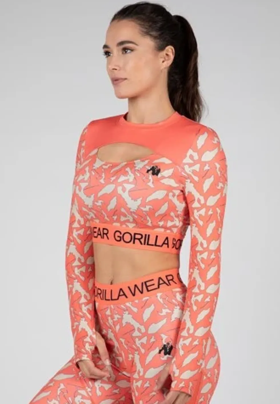 Gorilla Wear Osseo Cropped Longsleeve - Roze