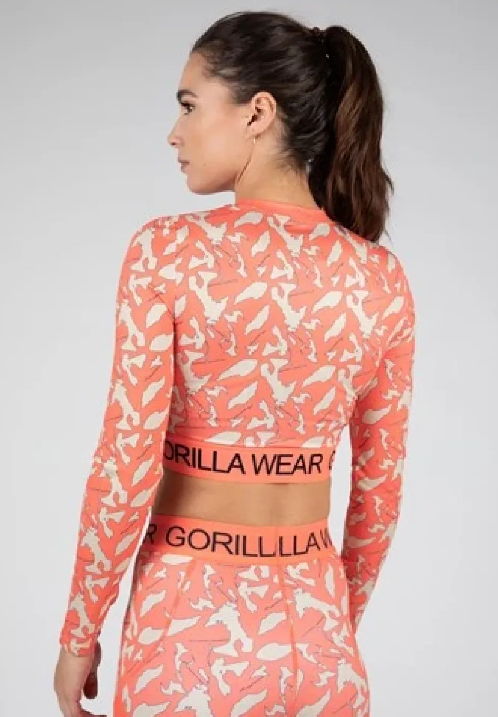 Gorilla Wear Osseo Cropped Longsleeve - Roze