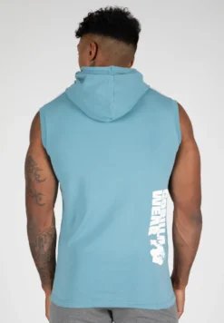 Gorilla Wear Oswego Mouwloze Hoodie - Blauw