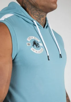 Gorilla Wear Oswego Mouwloze Hoodie - Blauw