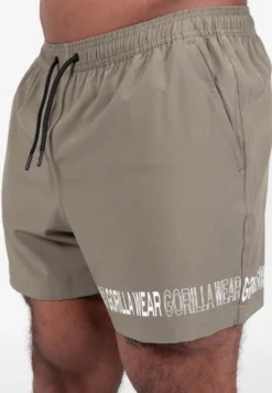 Gorilla Wear Otis Zwembroek - Korte Broek - Legergroen