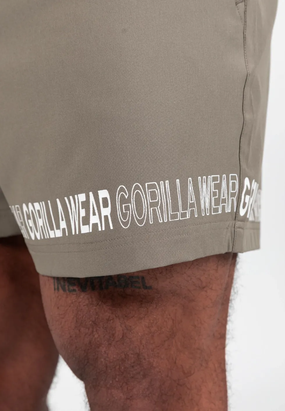Gorilla Wear Otis Zwembroek - Korte Broek - Legergroen