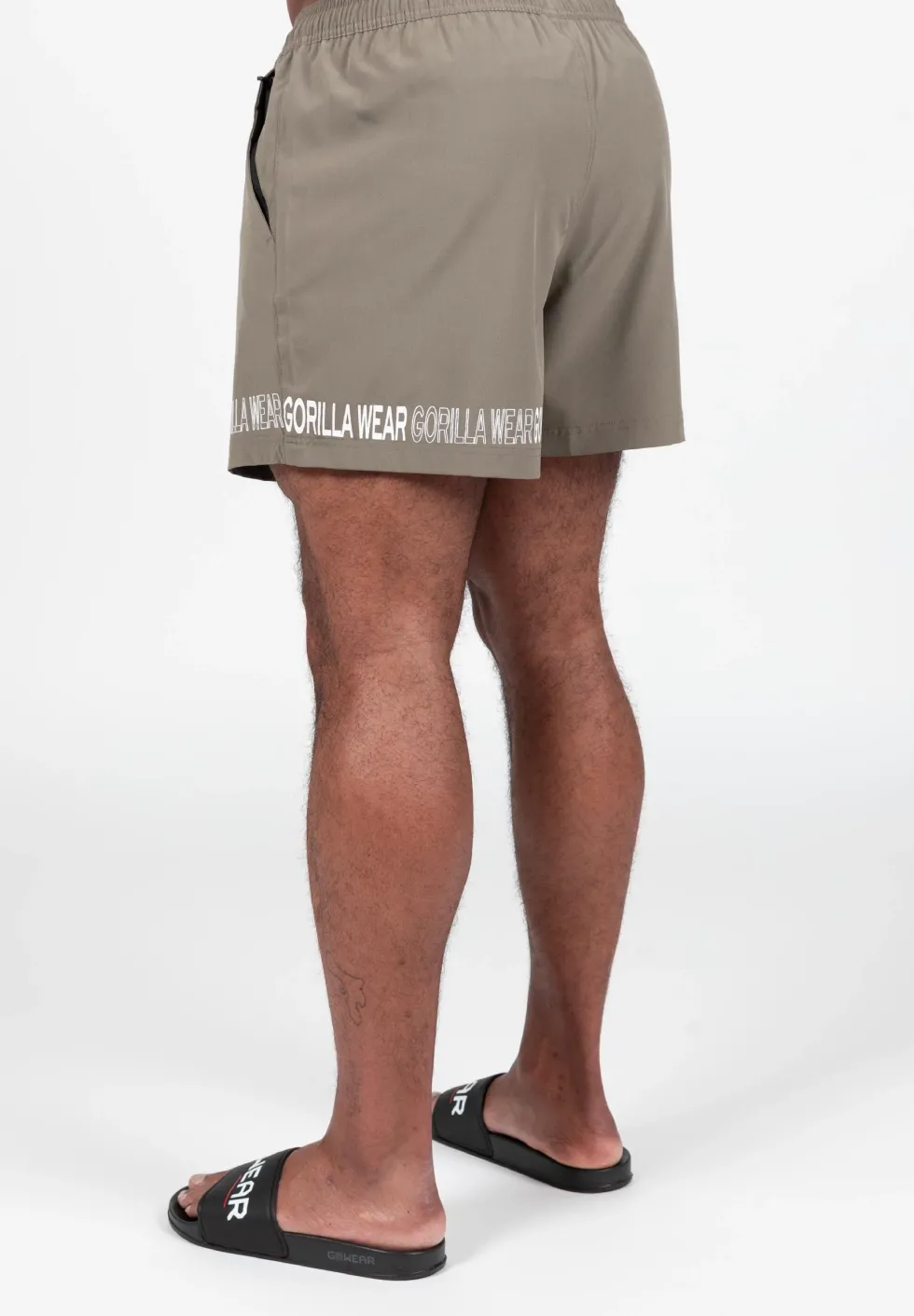 Gorilla Wear Otis Zwembroek - Korte Broek - Legergroen