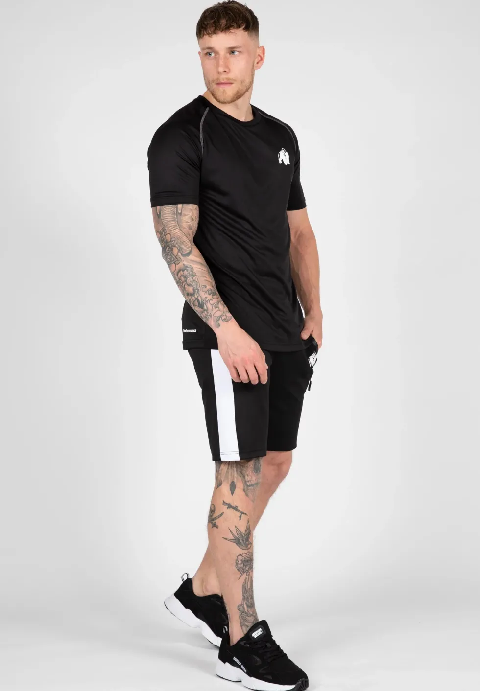 Gorilla Wear Performance T-Shirt - Zwart