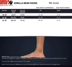 Gorilla Wear Quarter Sokken 2-Pack - Zwart