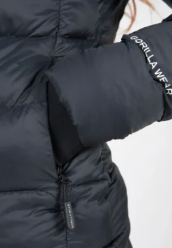 Gorilla Wear Rachel Puffer Jas - Zwart