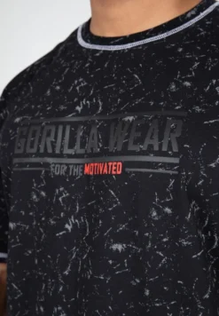 Gorilla Wear Saginaw Oversized T-shirt - Washed Zwart