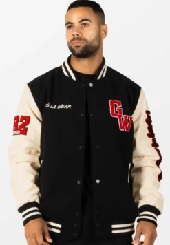 Gorilla Wear Saint Louis Varsity Jacket - Zwart