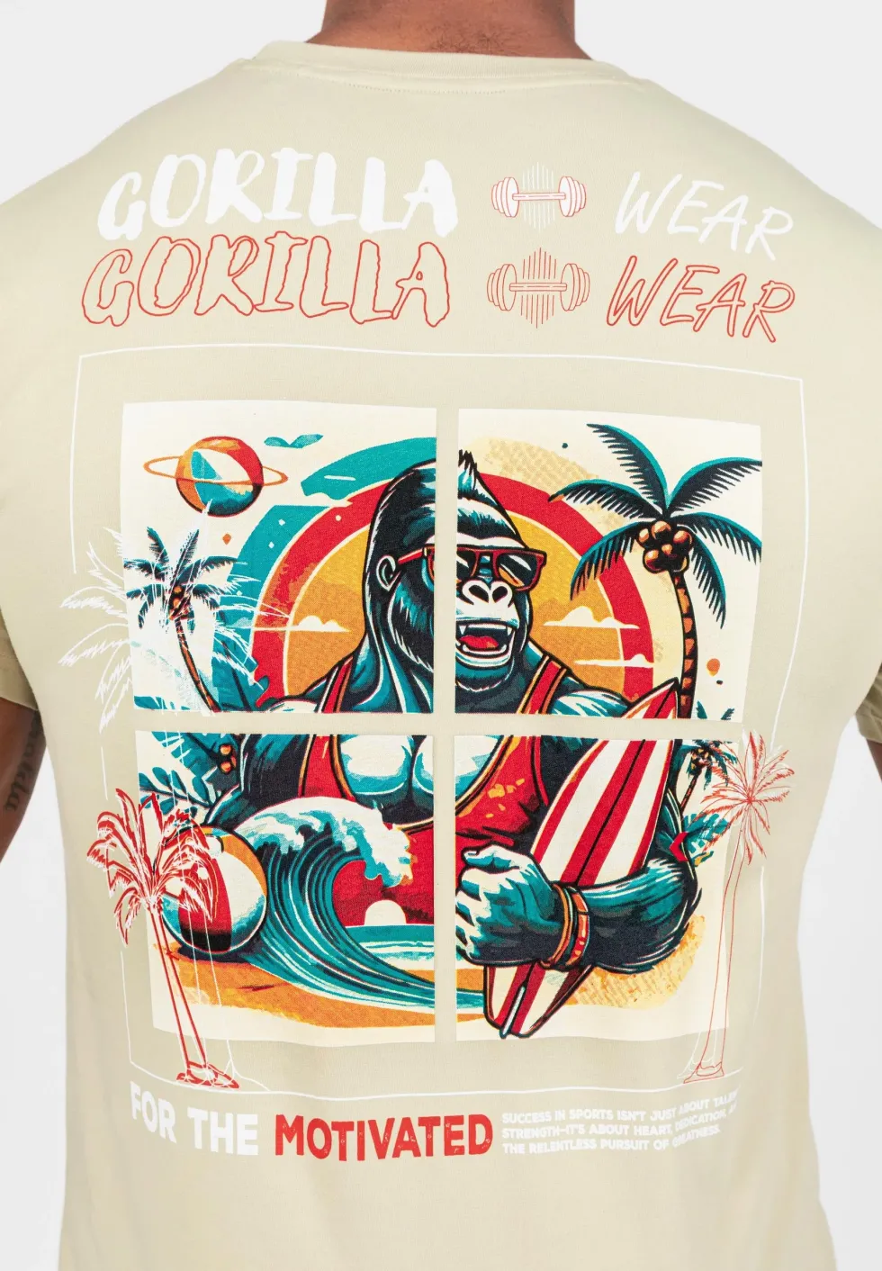 Gorilla Wear Santa Cruz T-shirt - Lichtgroen