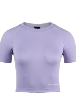 Gorilla Wear Selah Seamless Crop Top - Lila