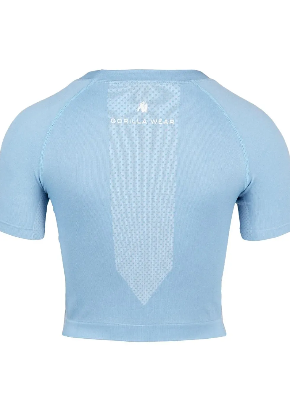 Gorilla Wear Selah Seamless Crop Top - Lichtblauw