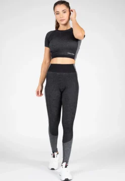 Gorilla Wear Selah Seamless Crop Top - Zwart