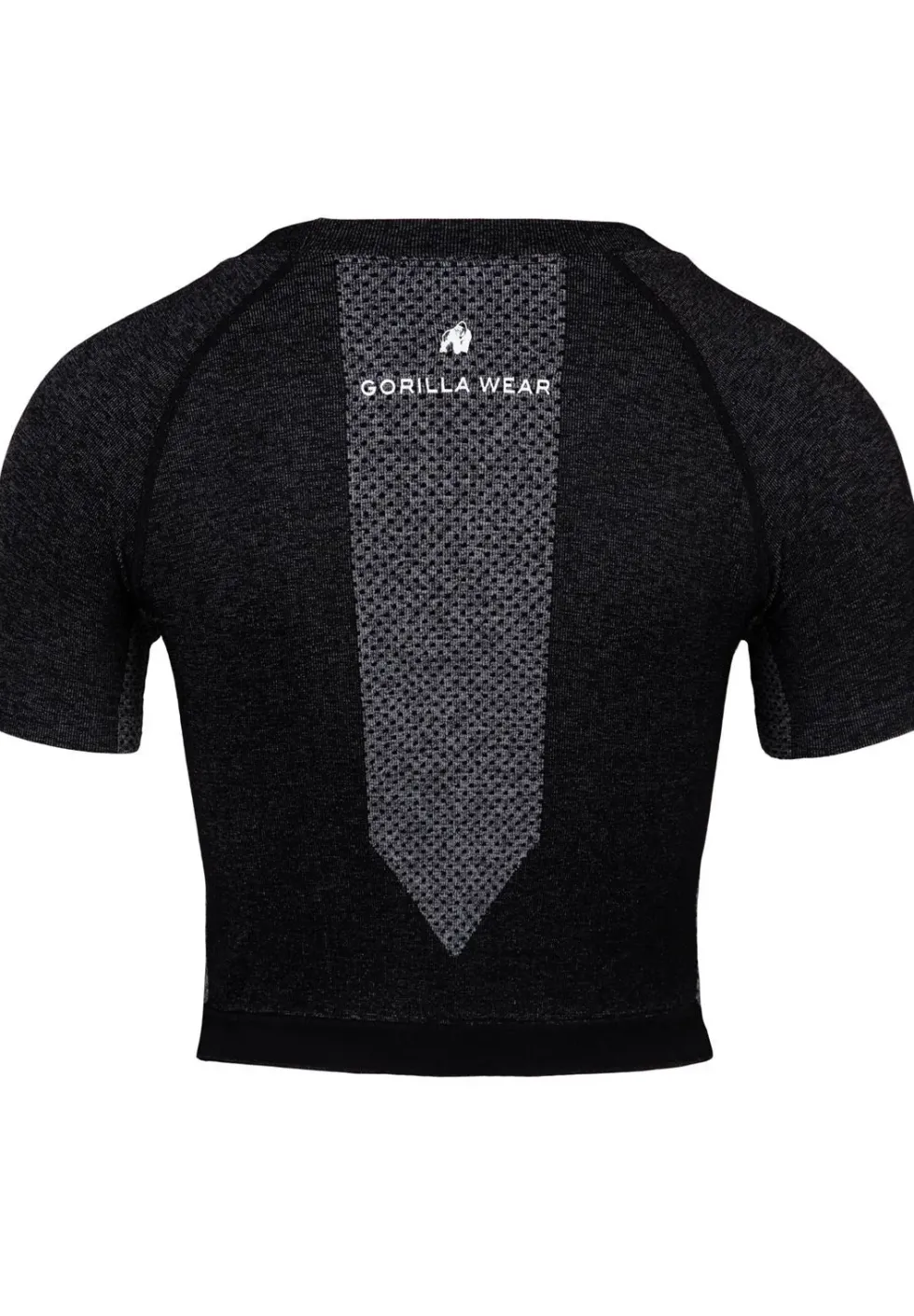 Gorilla Wear Selah Seamless Crop Top - Zwart