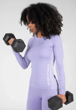 Gorilla Wear Selah Seamless Longsleeve - Lila