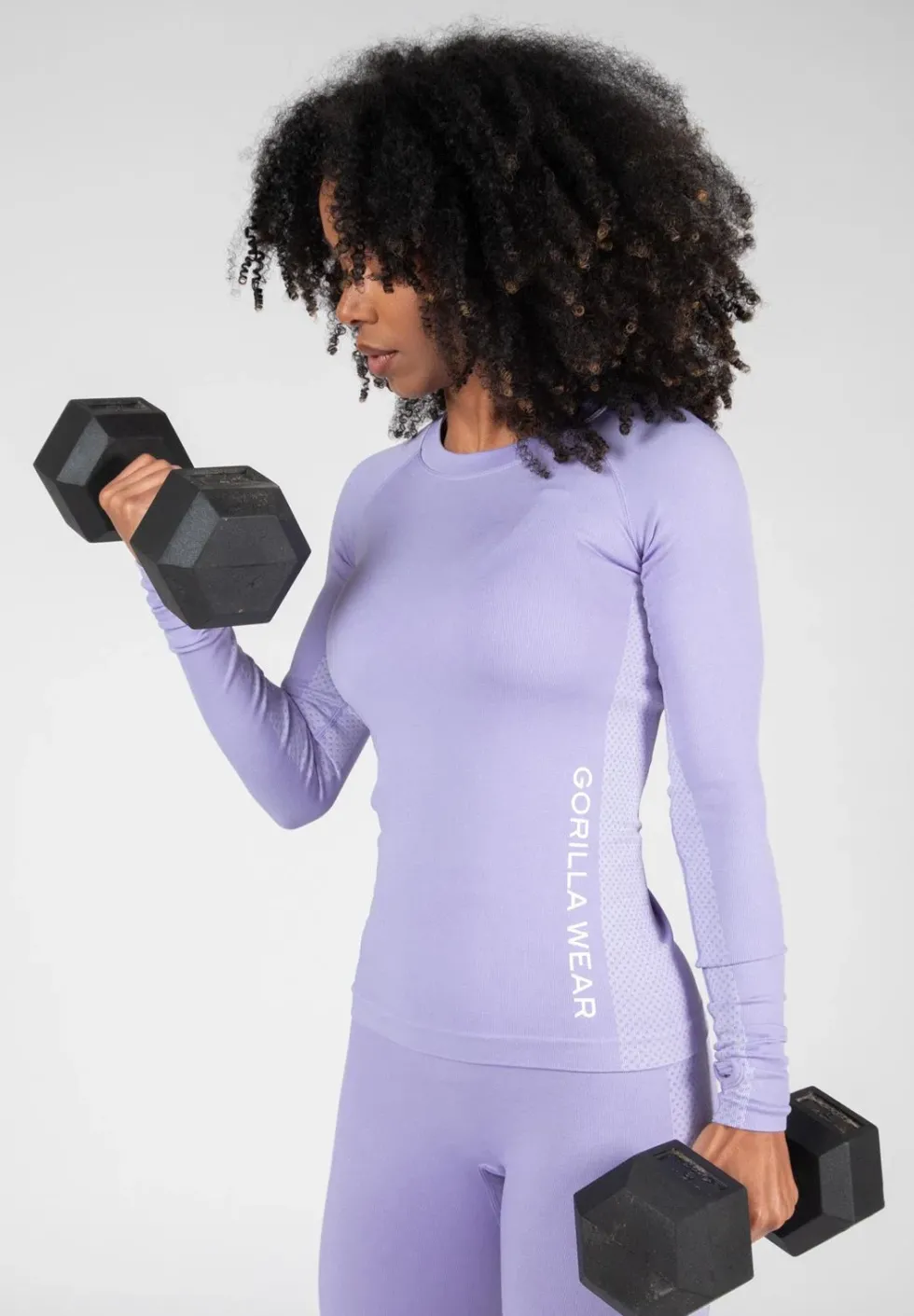 Gorilla Wear Selah Seamless Longsleeve - Lila