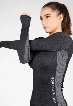 Gorilla Wear Selah Seamless Longsleeve - Zwart