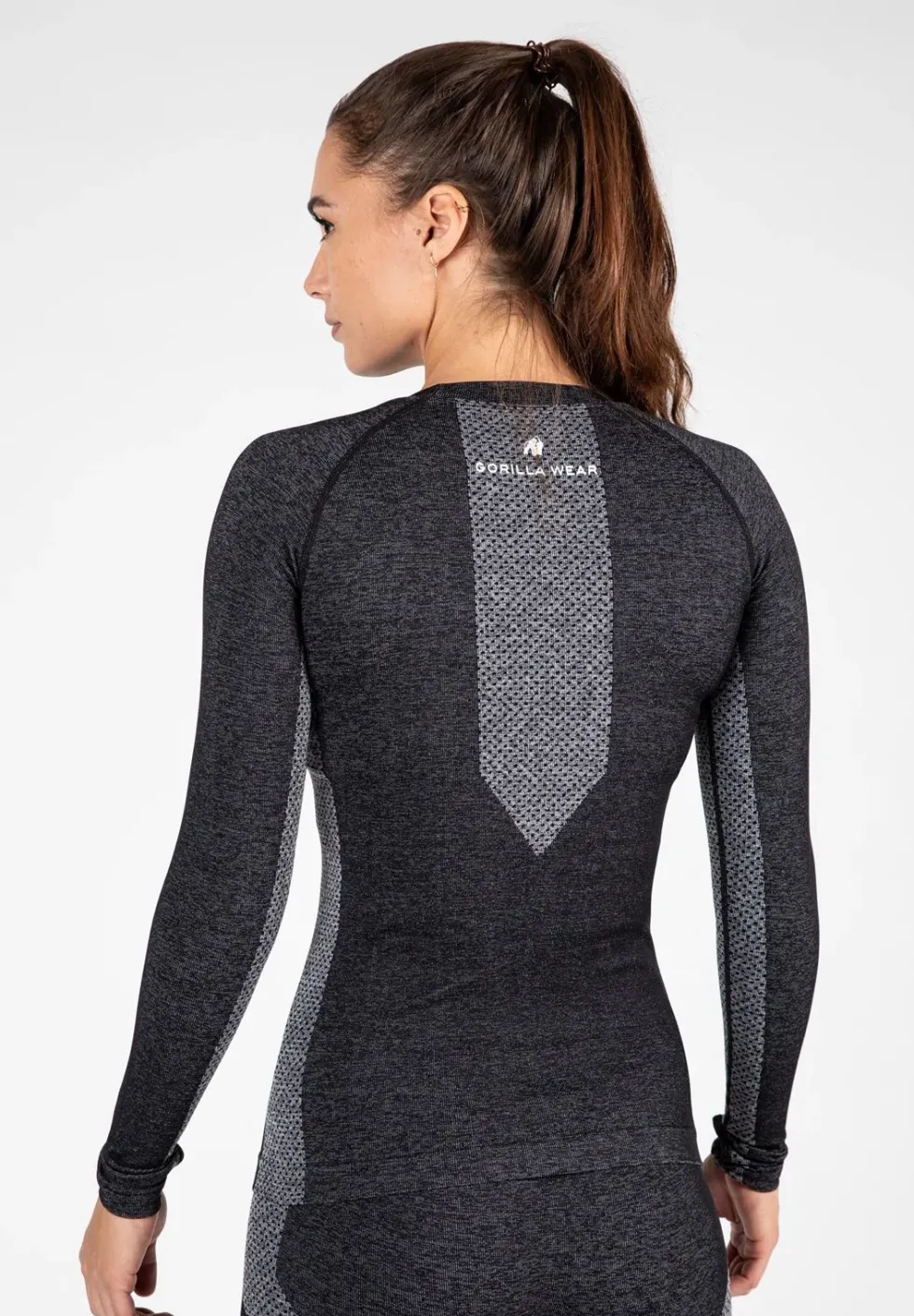 Gorilla Wear Selah Seamless Longsleeve - Zwart