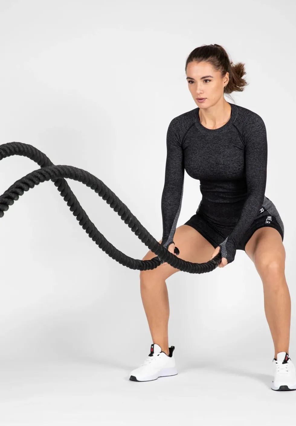 Gorilla Wear Selah Seamless Longsleeve - Zwart