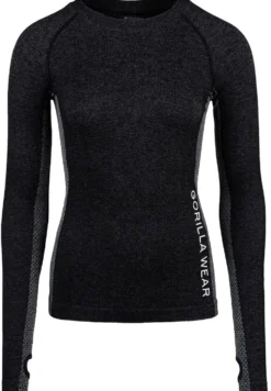 Gorilla Wear Selah Seamless Longsleeve - Zwart
