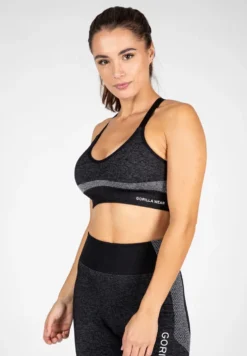 Gorilla Wear Selah Seamless Sportbeha - Zwart