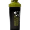 Gorilla Wear Shake Beker XXL - 1000 ml - Zwart/Legergroen