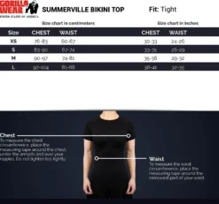 Gorilla Wear Summerville Bikinitop - Zwart