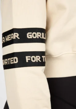 Gorilla Wear Tracey Cropped Hoodie - Beige
