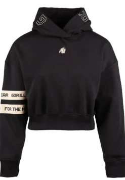 Gorilla Wear Tracey Cropped Hoodie - Zwart
