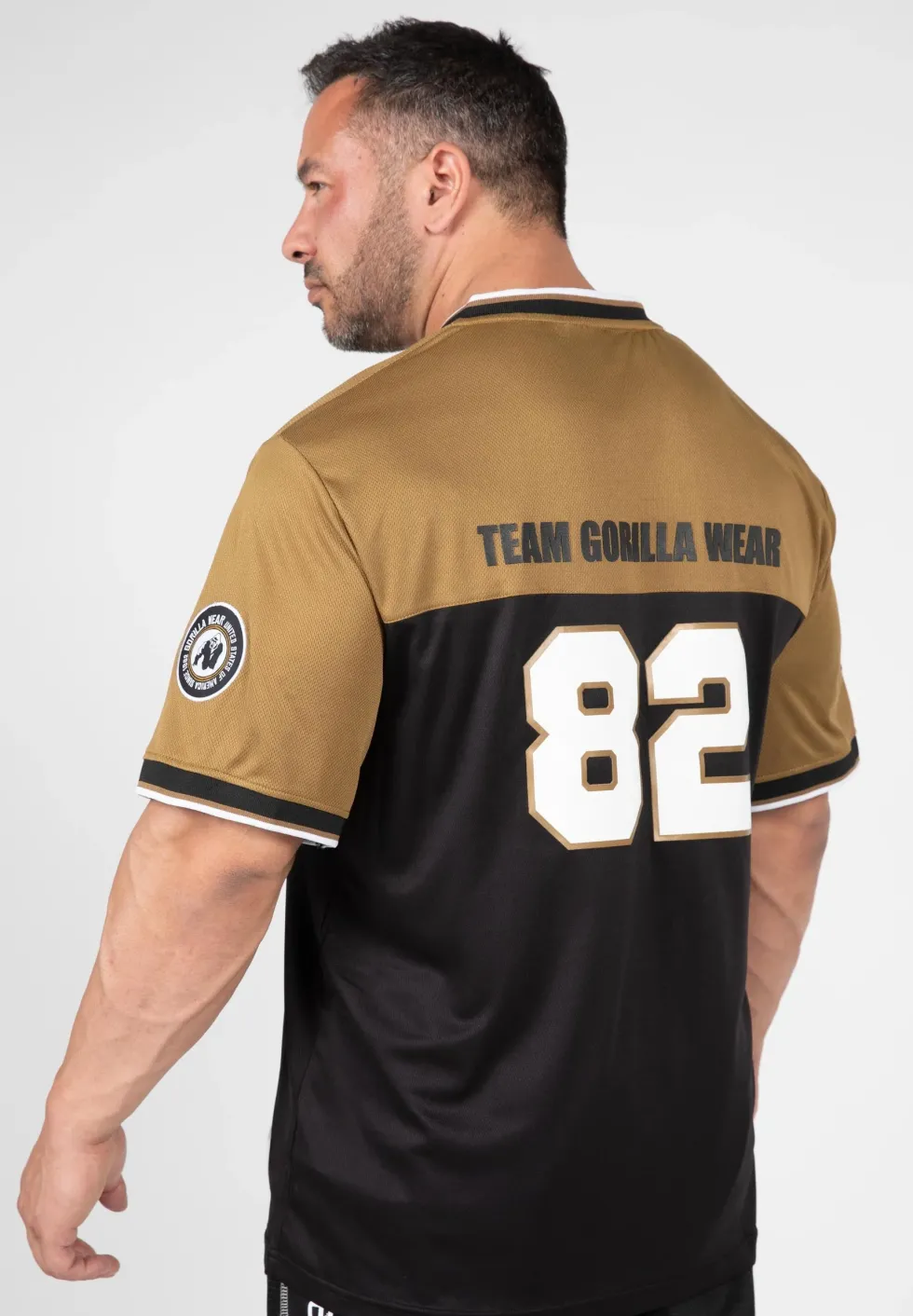 Gorilla Wear Trenton Football Jersey - Zwart/Goud
