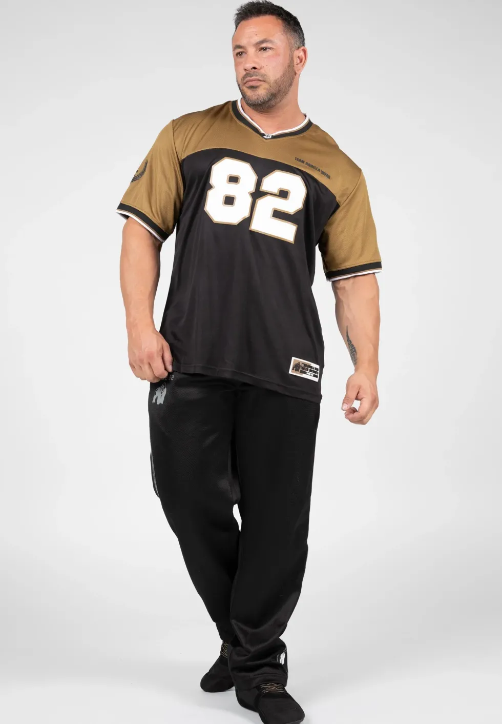 Gorilla Wear Trenton Football Jersey - Zwart/Goud