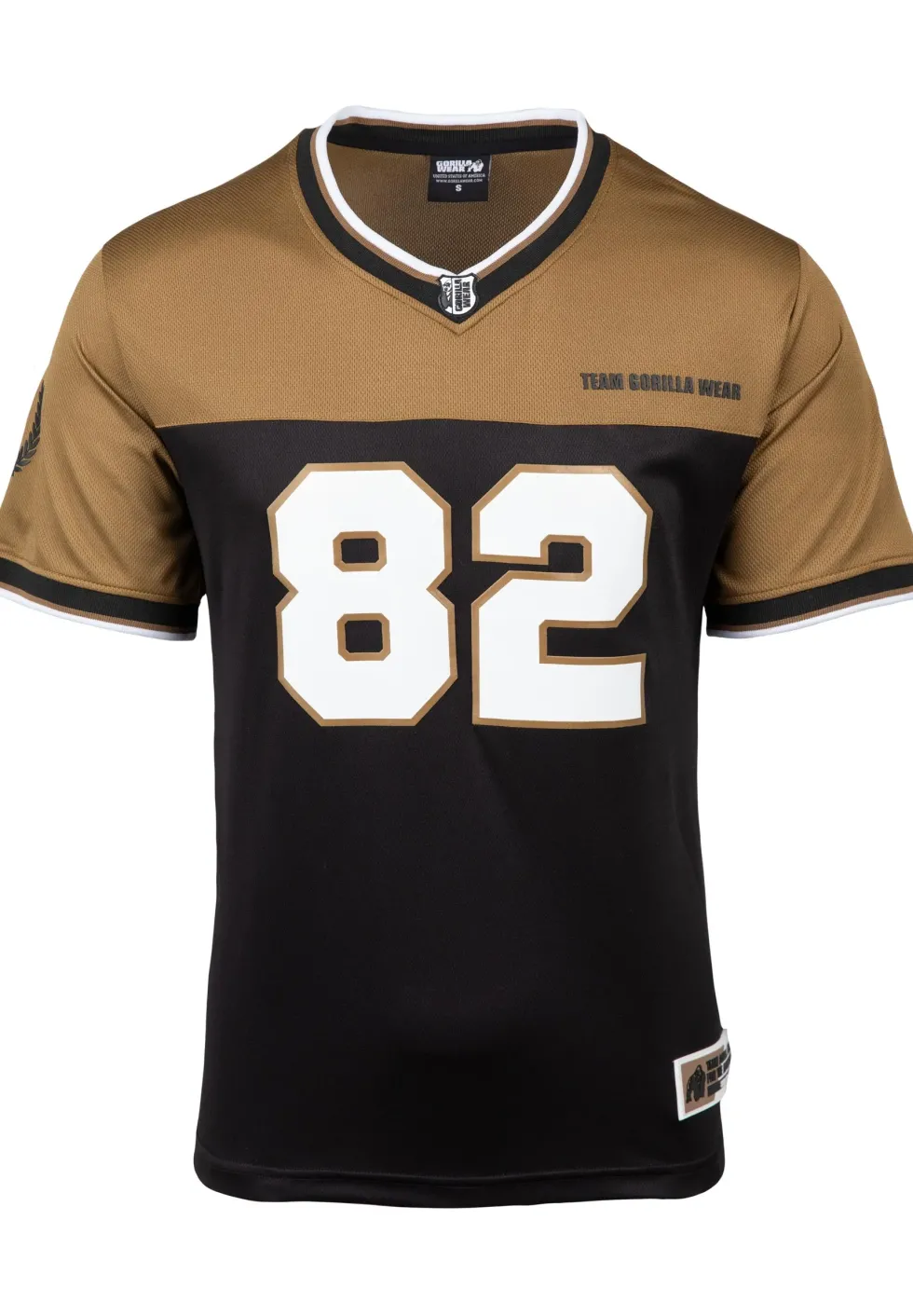 Gorilla Wear Trenton Football Jersey - Zwart/Goud