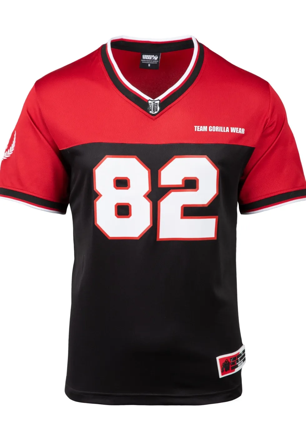 Gorilla Wear Trenton Football Jersey - Zwart/Rood