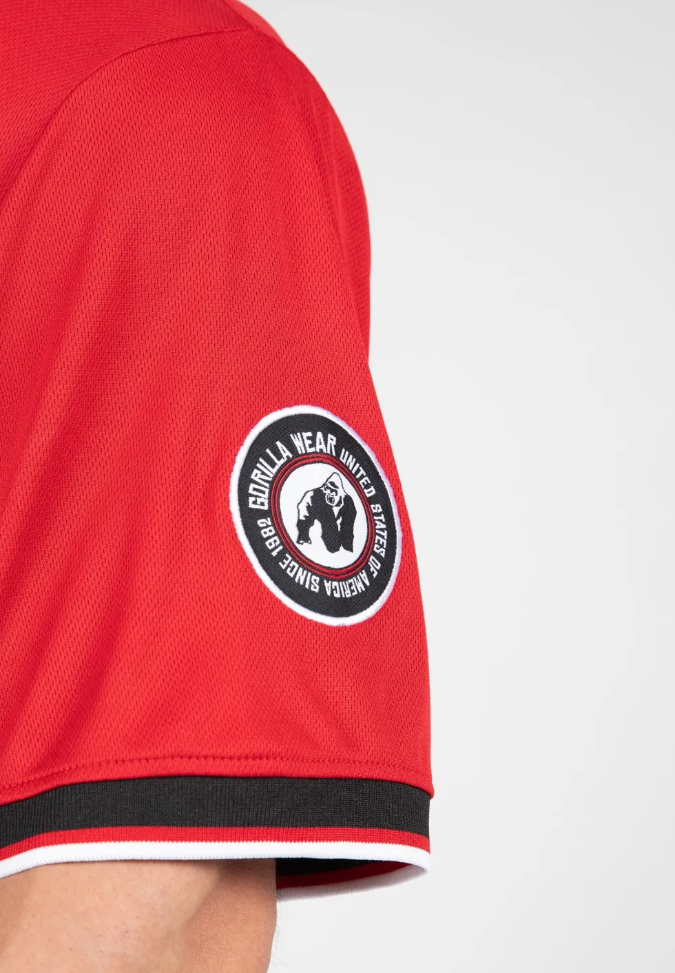 Gorilla Wear Trenton Football Jersey - Zwart/Rood