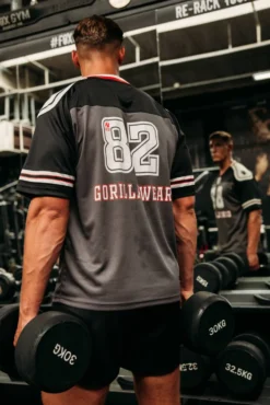 Gorilla Wear Tyler Football Jersey - Zwart/Wit