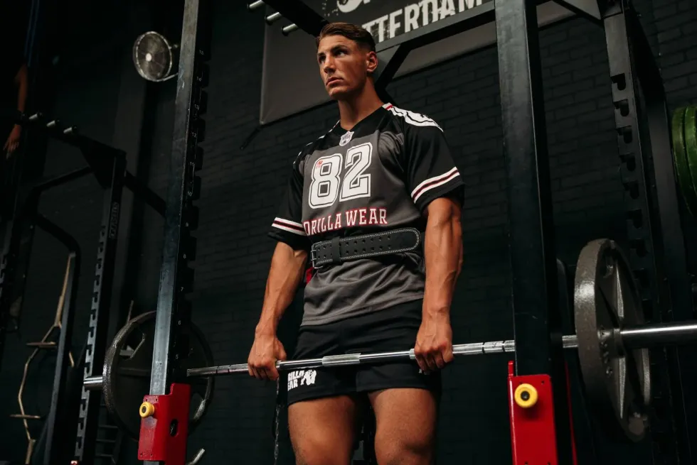 Gorilla Wear Tyler Football Jersey - Zwart/Rood