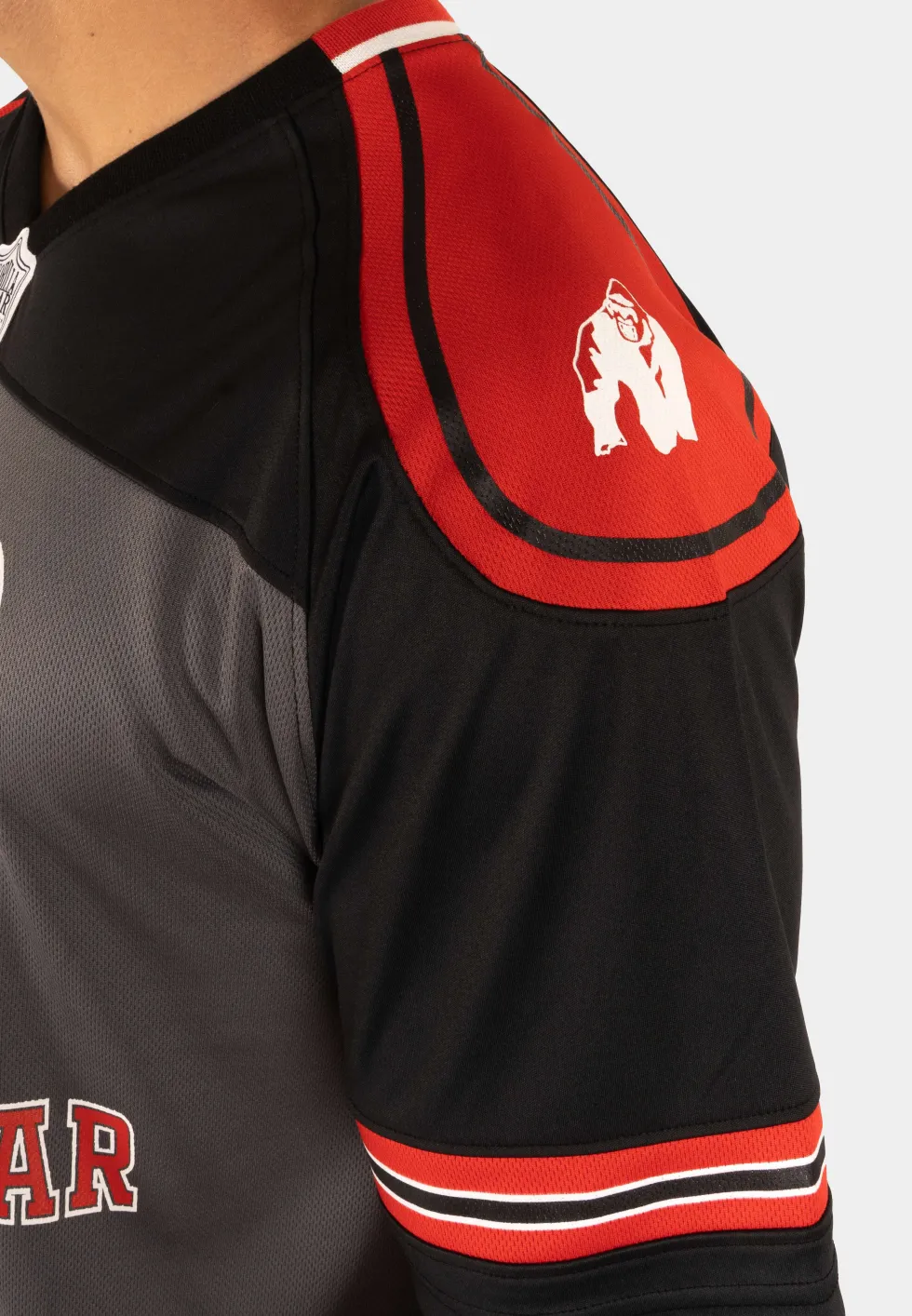 Gorilla Wear Tyler Football Jersey - Zwart/Rood
